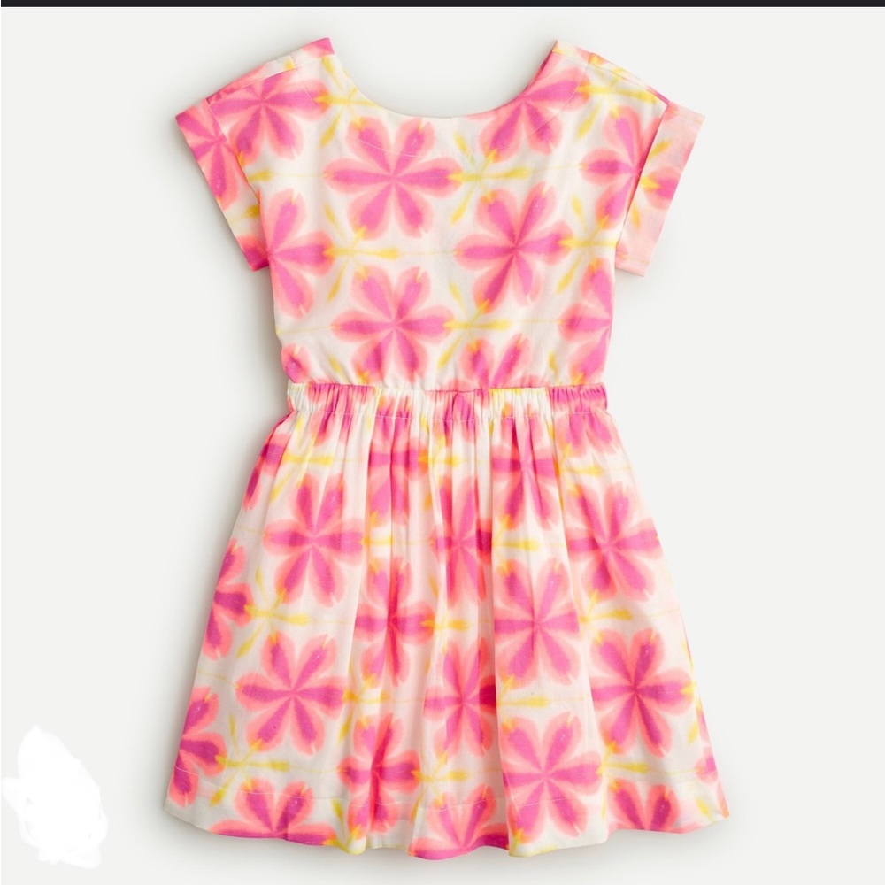 J Crew Crewcut Girls Kaleidoscope Floral Dress